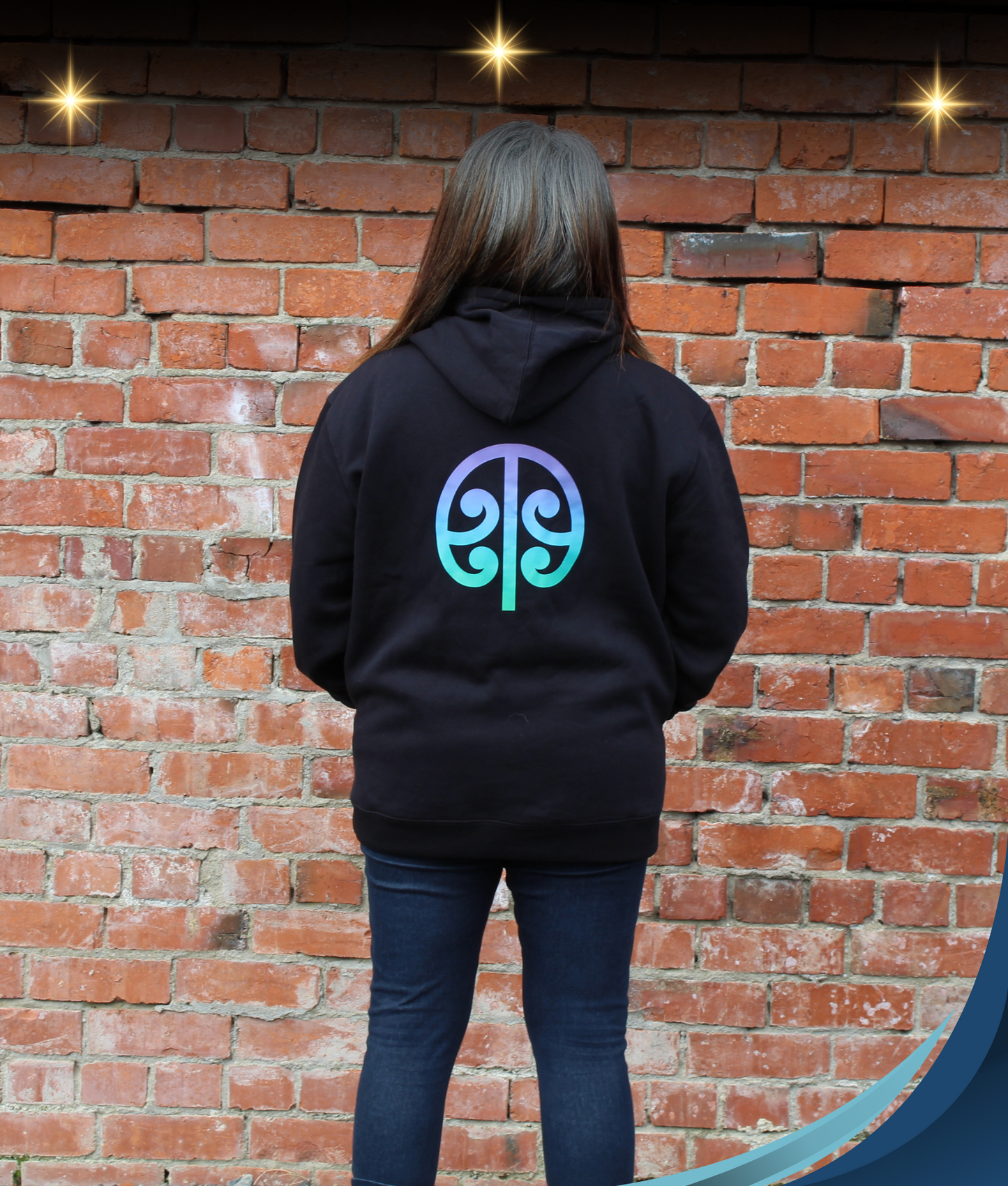 Adults Fern and Mangopare Design Hoodie