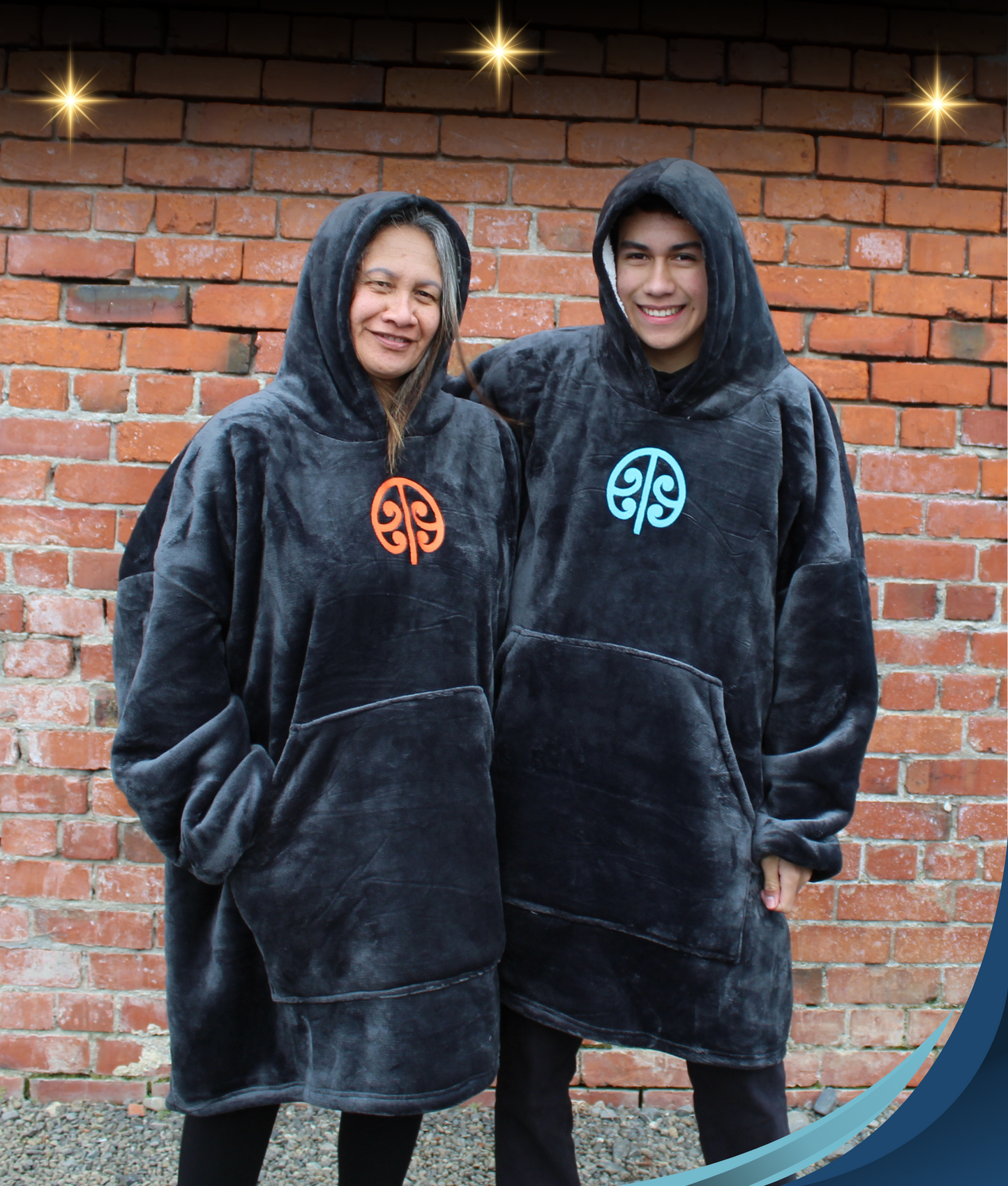 Mangopare Design Blanket Hoodie